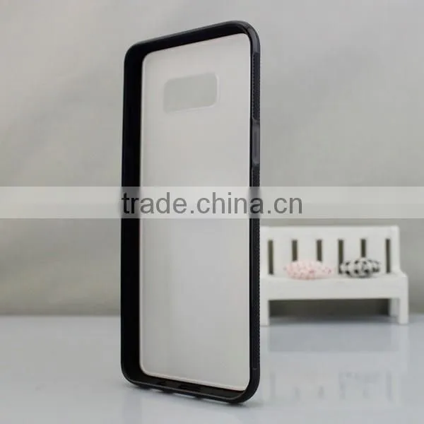 TPU frame matte creative mobile phone back cover for samsung s8 plus