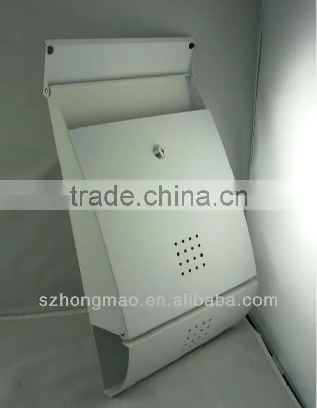Budget Post box Galvanized steel weather proof mail boxes HPB016 GS