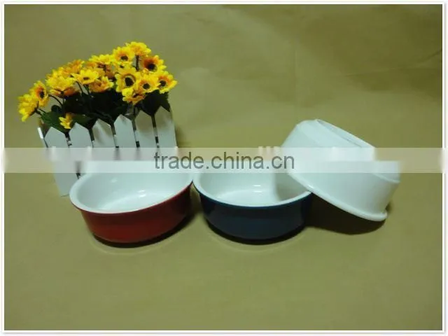 2014 Alibaba sale round shape baby white ceramic soup bowl