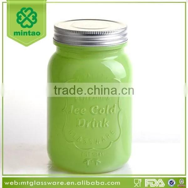 Ceramic Cookie Jar,Machine Made glass Jar with Seal Clip