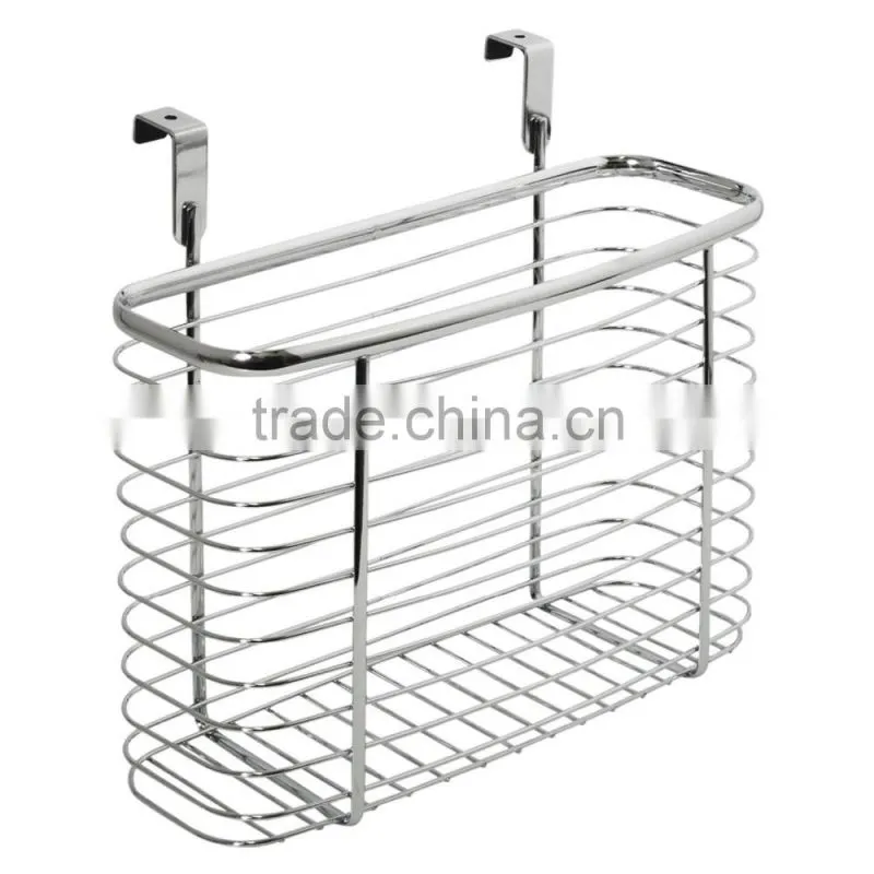 Store More Iron Wire Kitchen Storage Basket For Garbage Bags