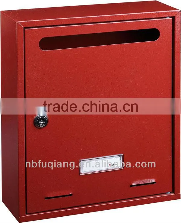 FQ-176 Small wall mounted cast iron mailbox metal mailbox newspaper deliverry box