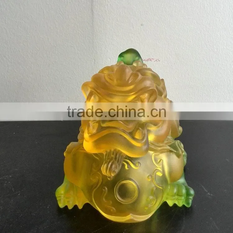 Clean resin kylin decoration