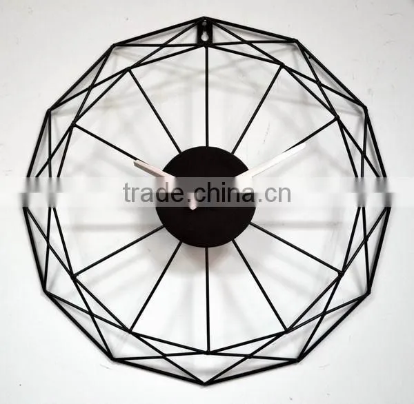 Metal simple wall clock