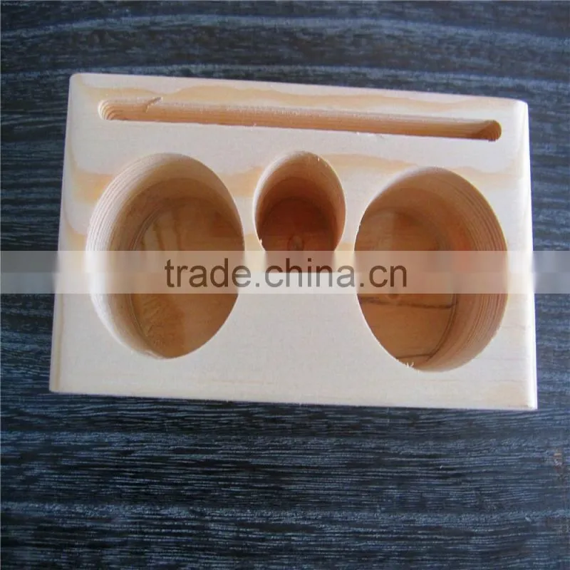 Wood Business Card with Wood Base