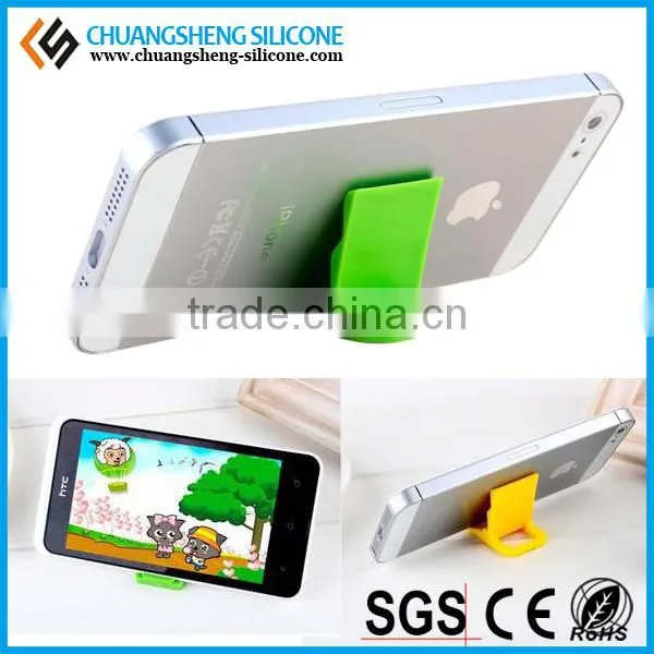 The cheapest samples in stock silicone holder, watching movie stander, cell phone sticker