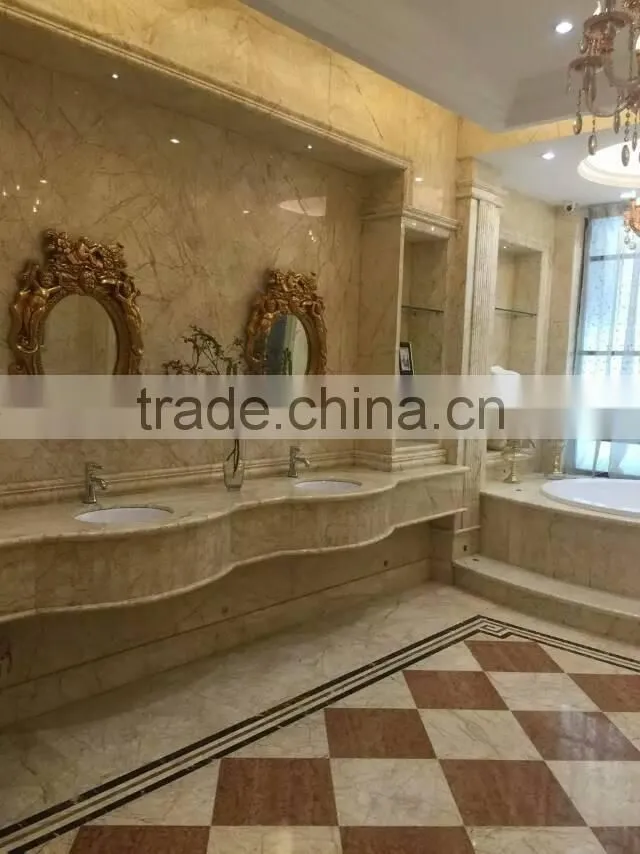 natural stone china red marble with water jet marble tiles