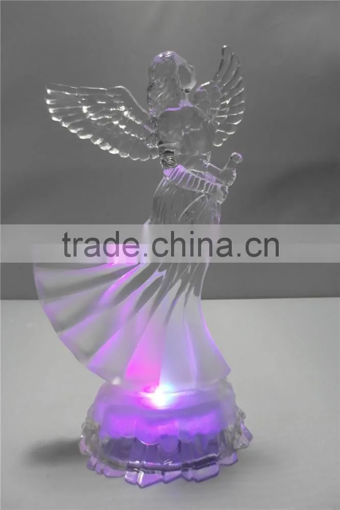 Lovely Acrylic led christmas angel for party decoration