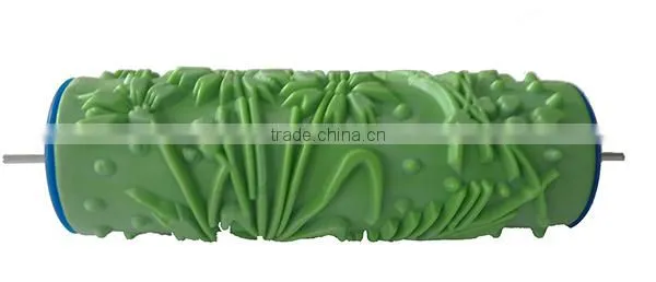 2017 Hot Sale Rubber Roller Pattern Texture Paint Rubber Roller