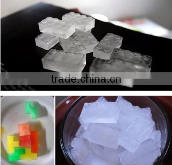 blue FDA toy bricks Ice Cube Tray yellow ice cube tray