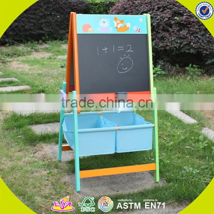 wholesale top sale wooden easel toys ,Cheap baby wooden easel toys, best quality children wooden kids easel toys W12B049B