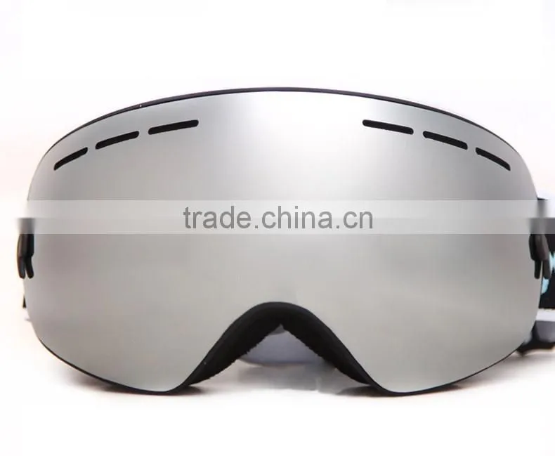 TPU frame and smoke REVO red lens ski goggle, snow goggles, snowboard goggles