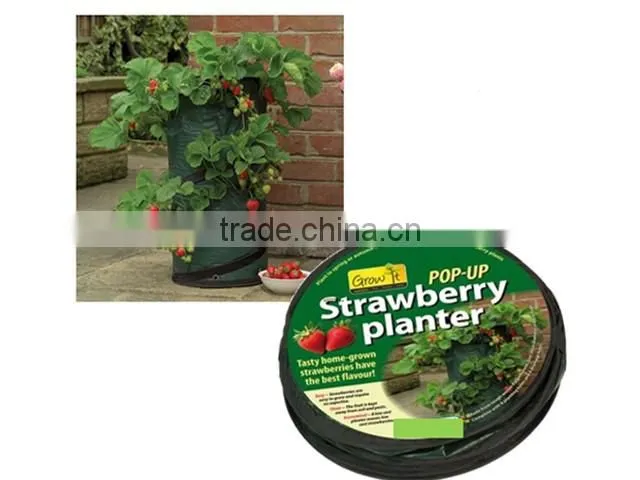 Cylindrical PE plastic folding garden plant bag