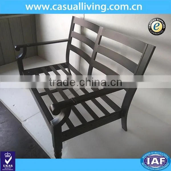 Garden Double Cheap Black Cast Aluminum Patio Chair