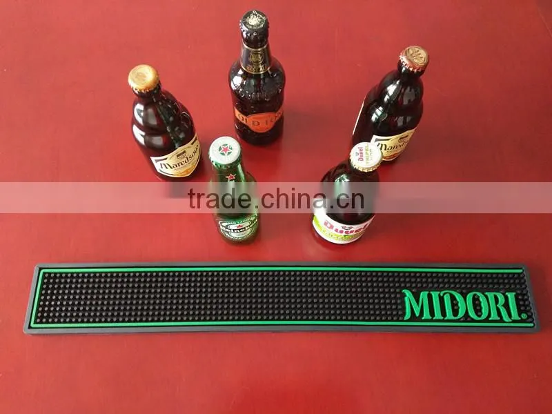 2017Custom pvc branded bar mat importer Anti Slip barmat