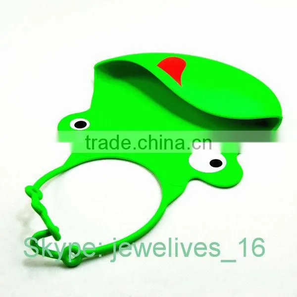 Wholesale blank silicone waterproof rubber baby bib