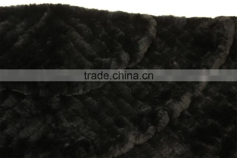High Quality Knitted Rex-Rabbit Shawl