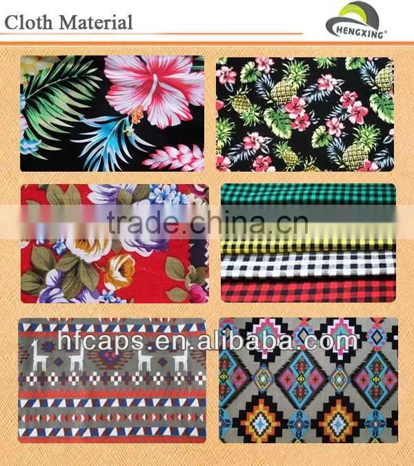 Cool Short Brim Wholesale Custom Logo Hawaii Printing Floral Bucket Hat
