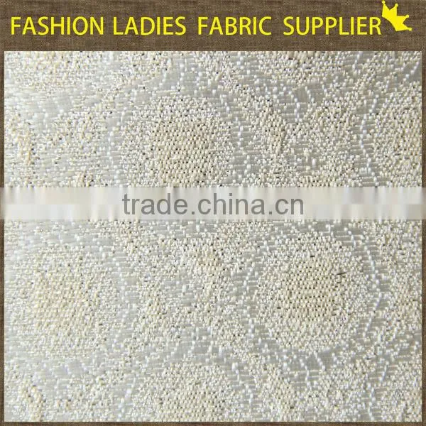 shaoxing textile 2016 Hot selling! poly/ctn jacqaurd fabric,garments fabric,ladies' wearing fabric 230gsm jacquard materials