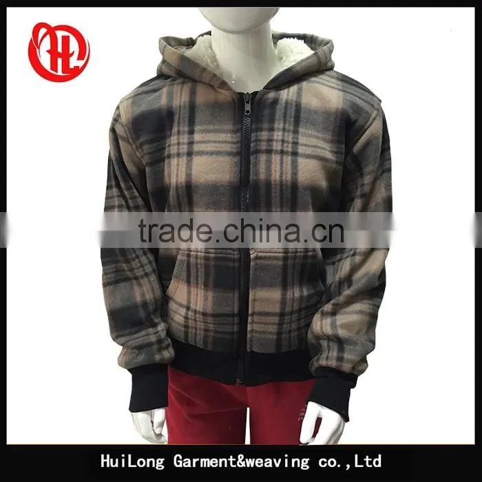 long sleeve winter polyester hoodies children sports suit