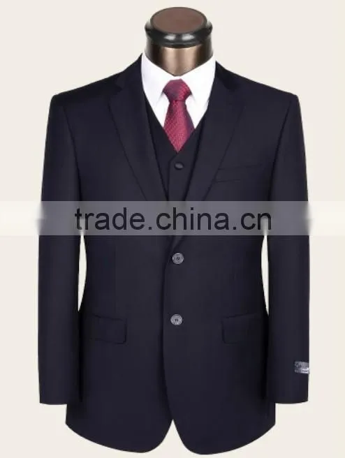 new designs men blue suit pant coat