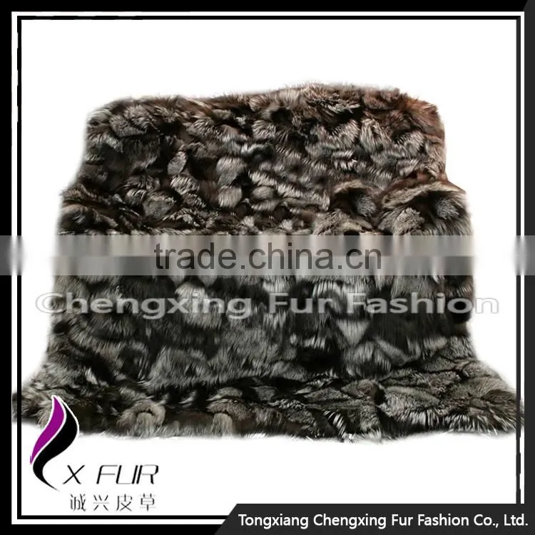 CX-D-116 New Design Bedding Sets / Fox Fur Blanket / Bed Cover