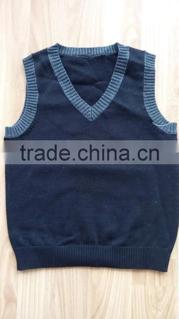 Boys pollover autumn V-neck Vest kids jackets sweaters for kid (BV1412)
