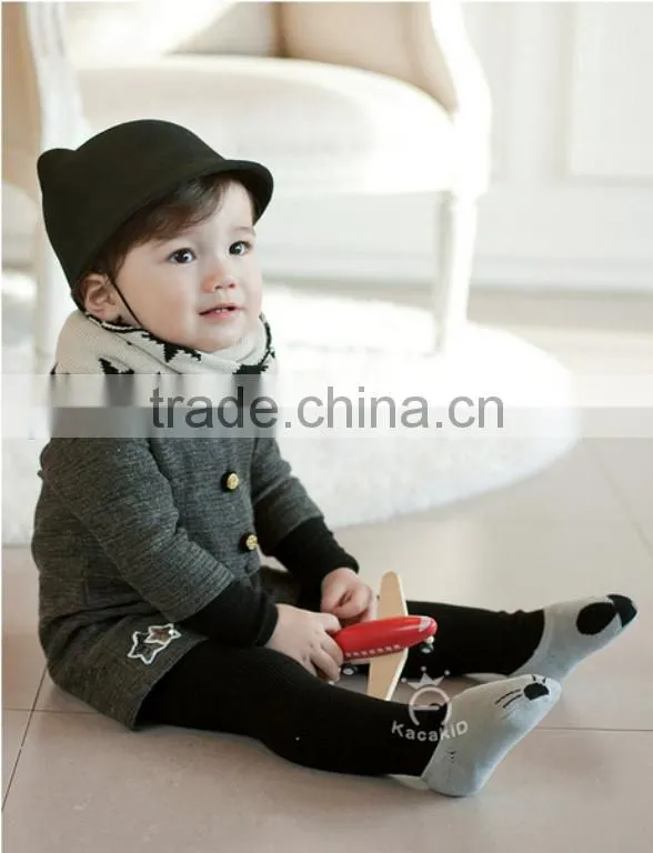 cute animal baby cotton socks, silicone print baby socks