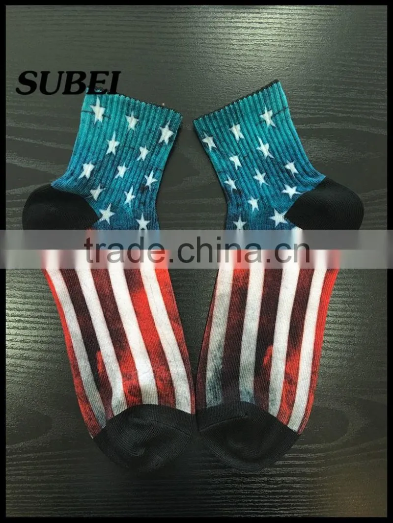 Cheap Custom Printing Dye Sublimation Sport Compression Socks