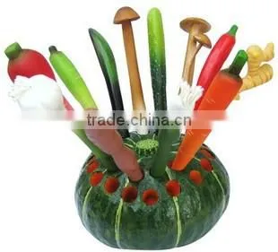 Wholesale promotional artificial fruit vegetable ballpoint pen plastic pen
