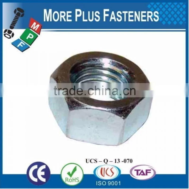 Made in Taiwan Heavy Hex Structural Black Phosphate Zinc Finish Hex Nut