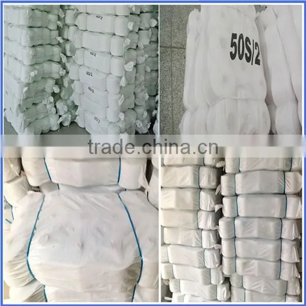 high tenacity virgin 100% Sewing Thread Use Raw White Spun Polyester Yarn From China Manufacturer