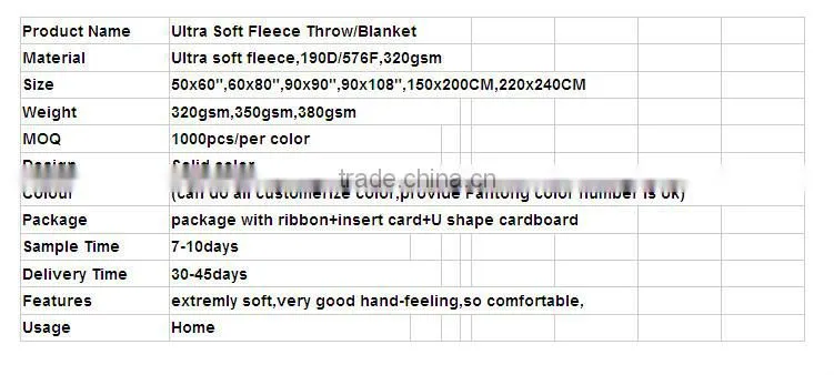 promotional blankets with star pattern can be customzied