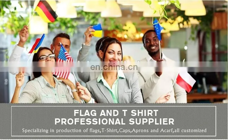 Custom flying football club pennants flag in guangzhou factory