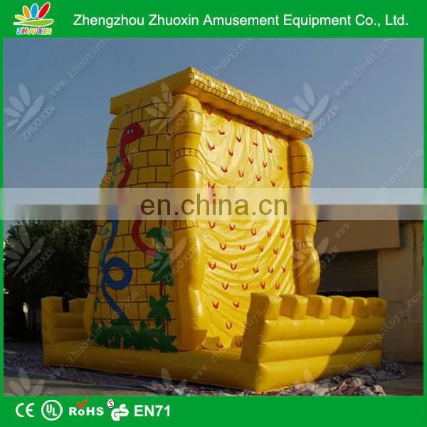 Sporting Playground Inflated Mountain Climbing Wall inflatable climbing tower