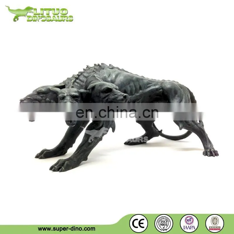 Theme Park Life Size Fiberglass Greek Mythology Cerberus Statue