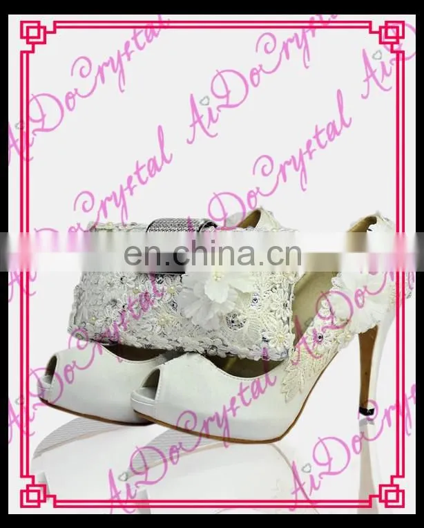 Aidocrystal 2016 handmade top designer luxury pink crystal italian party shoes and bags for women