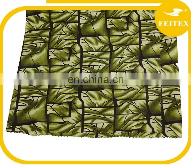 Newest African Stock Soft Imitation Wax Fabrics China Manufacturer Peach Skin Fabric