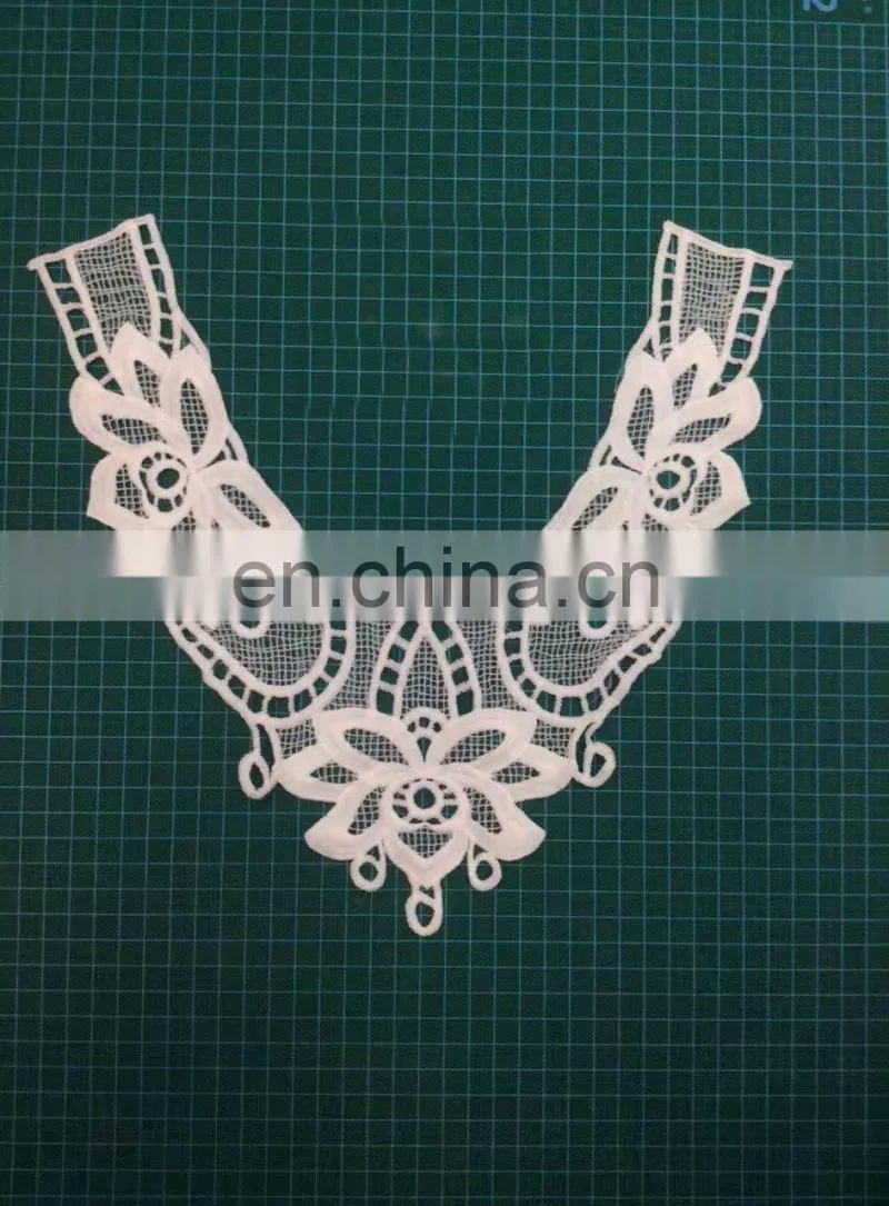wholesale new design popular embroidery milk silk collar