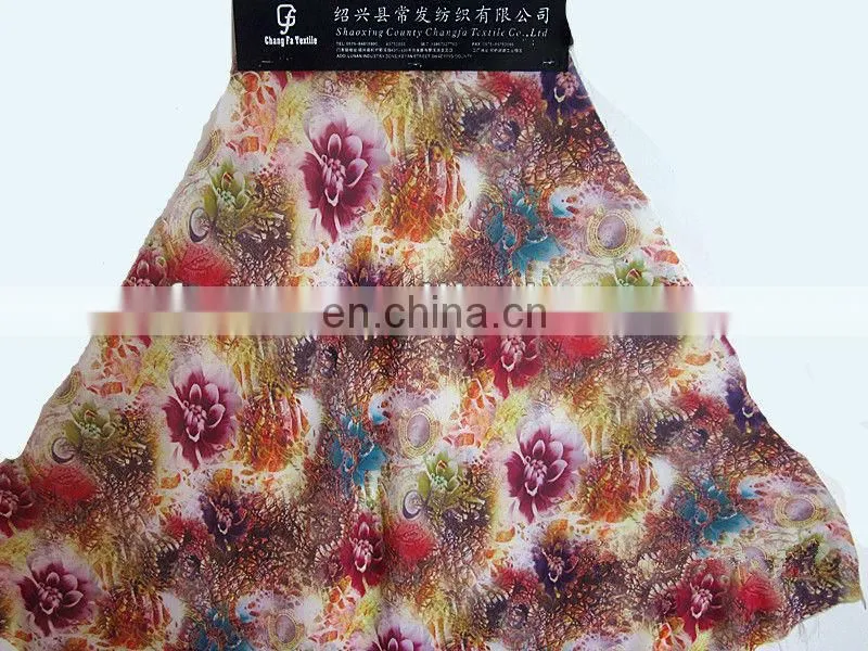 pattern beautiful chiffon digital printing