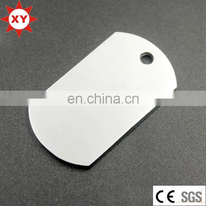 Custom laser or printing logo blank tag for souvenir