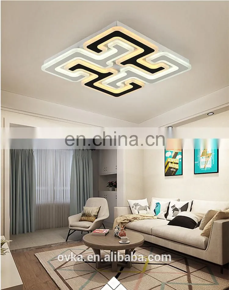 Simple household acrylic led ceiling light