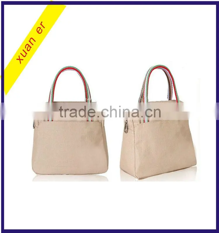 High quality fashion cotton canvas shopping tote bag
