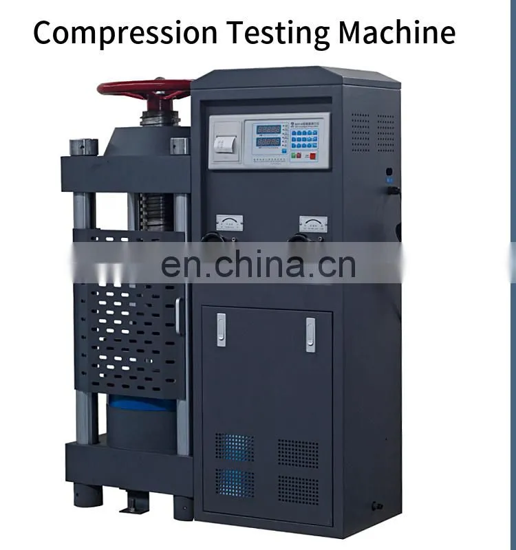 High Precision Brick Cement Hydraulic Digital Display Compression Test Machine