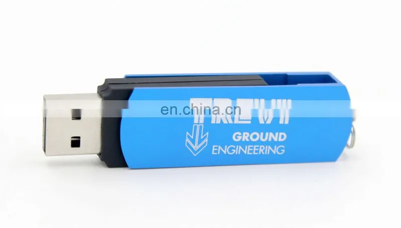 Hot Selling metal Pendrive USB Flash Drive2.0 3.0 swivel U Disk32gb64gb128gb