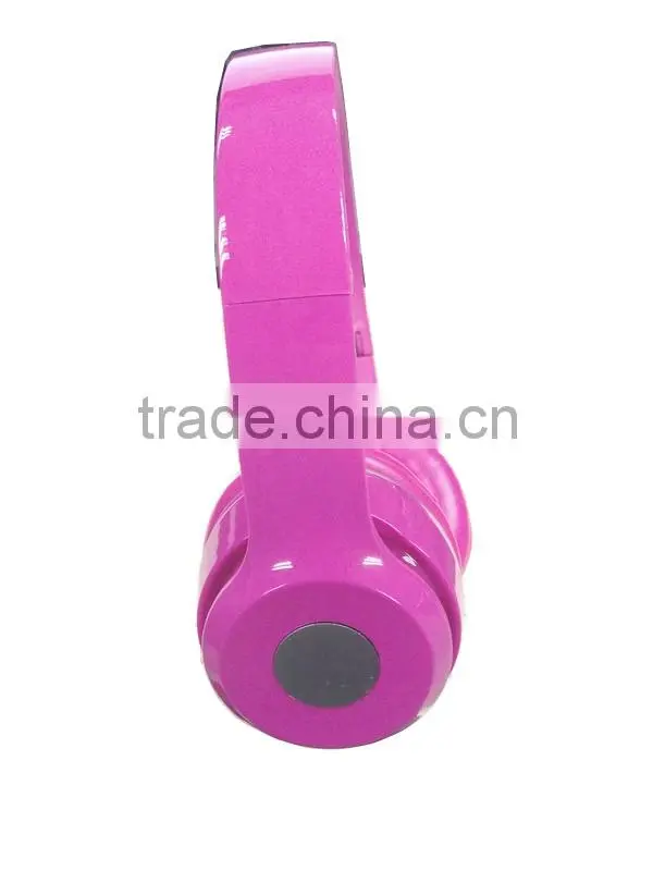 hot sell fashion red stereo headphone with noise cancelling