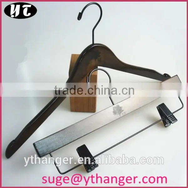 WLH263 hotel wood hanger dark brown hanger hotel use