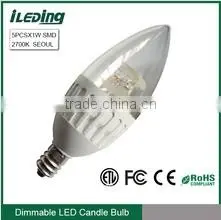 New product 4W 3000K Dimmable bulbs E12 220V LED