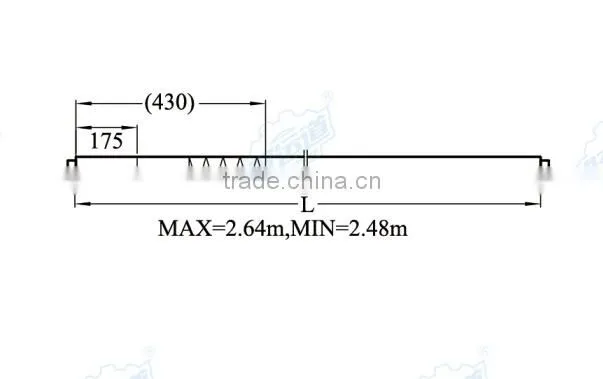 04201 Adjustable Cargo Bar of truck body