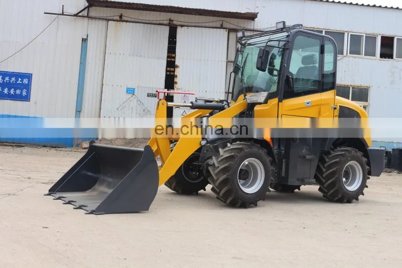 ZL08 4X4 wheel drive CE NEW design 0.8ton front Wheel Loader 908/joystick/quick hitch front Wheel Loader